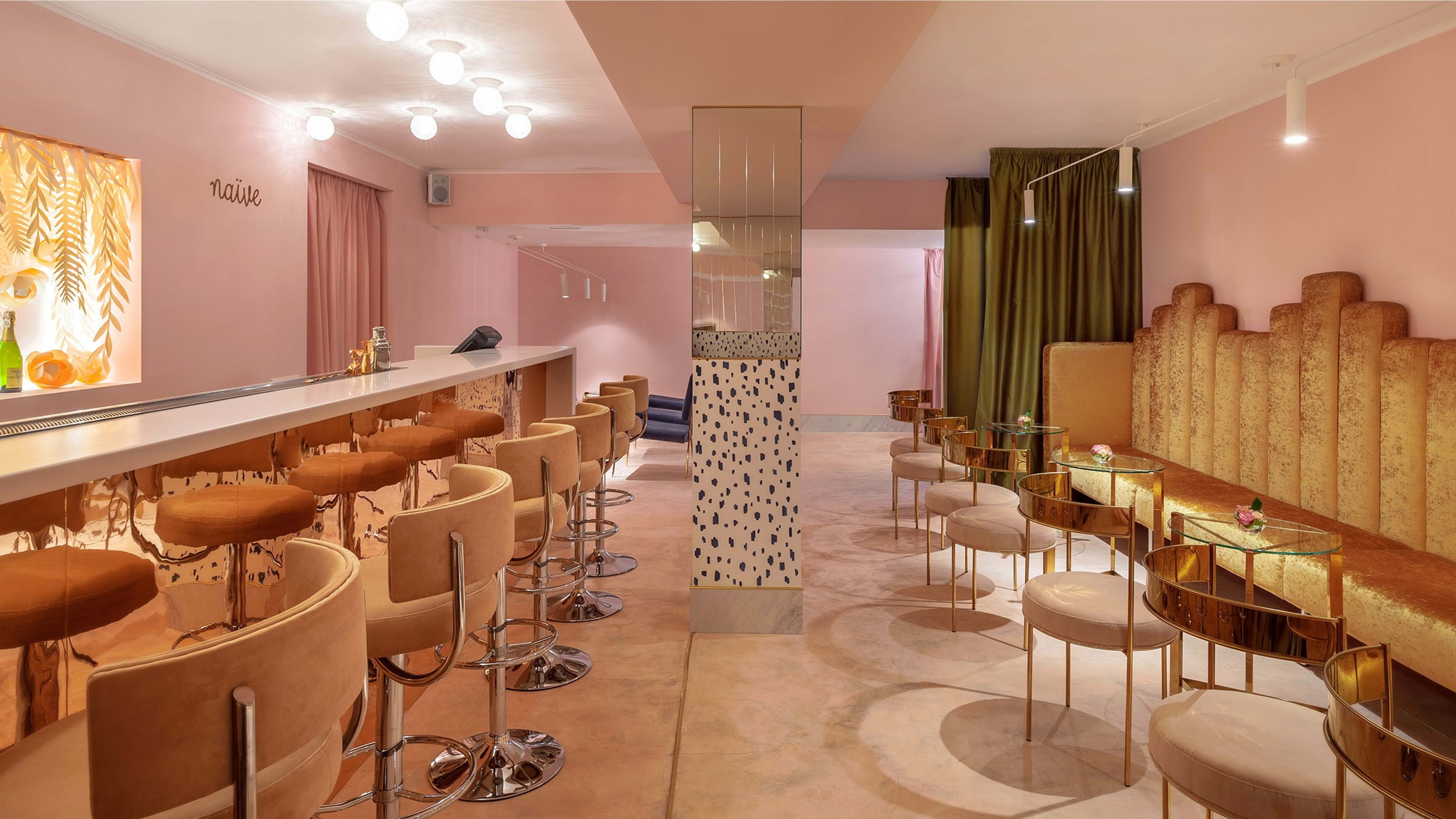 akz architectura | naїve sparkling wine bar